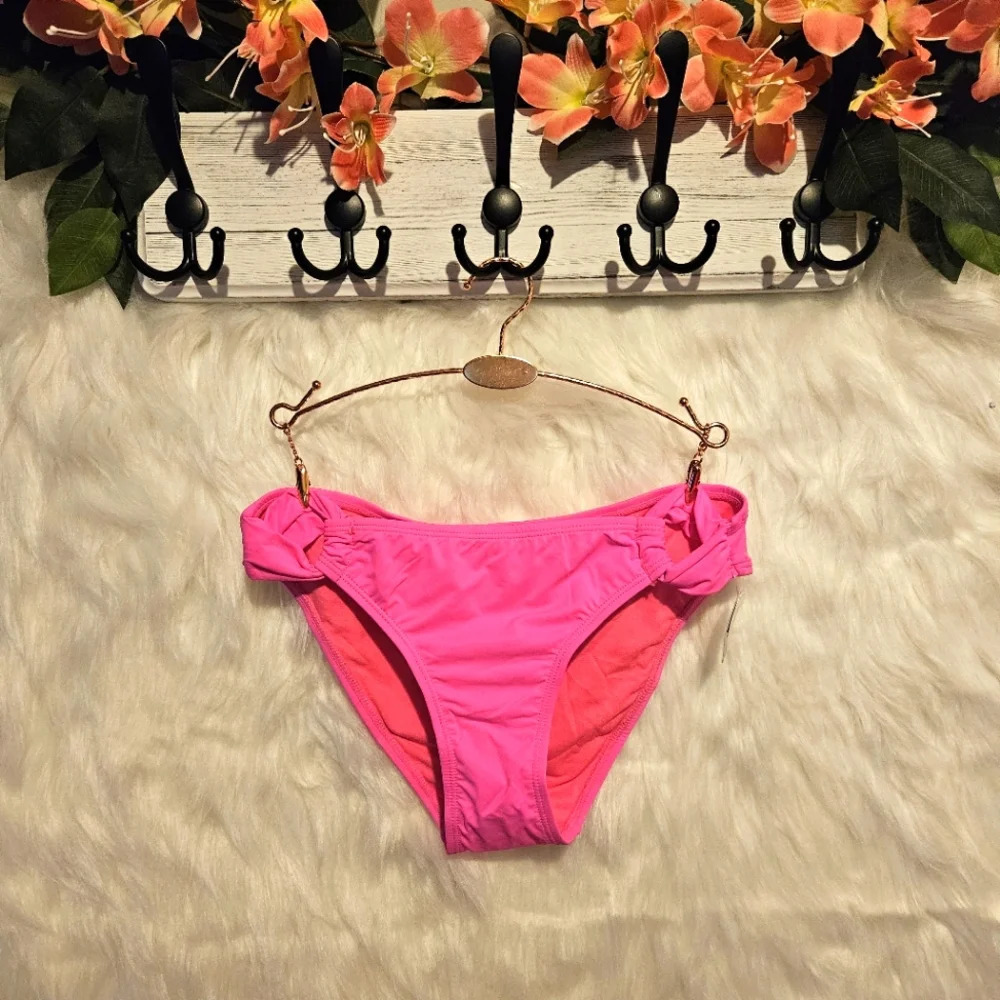 Ardene Twist Side Sweet Pink Bikini Bottoms